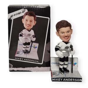 LA Kings NHL Mikey Anderson Collector's Series Mini Bobblehead SGA Pre-owned